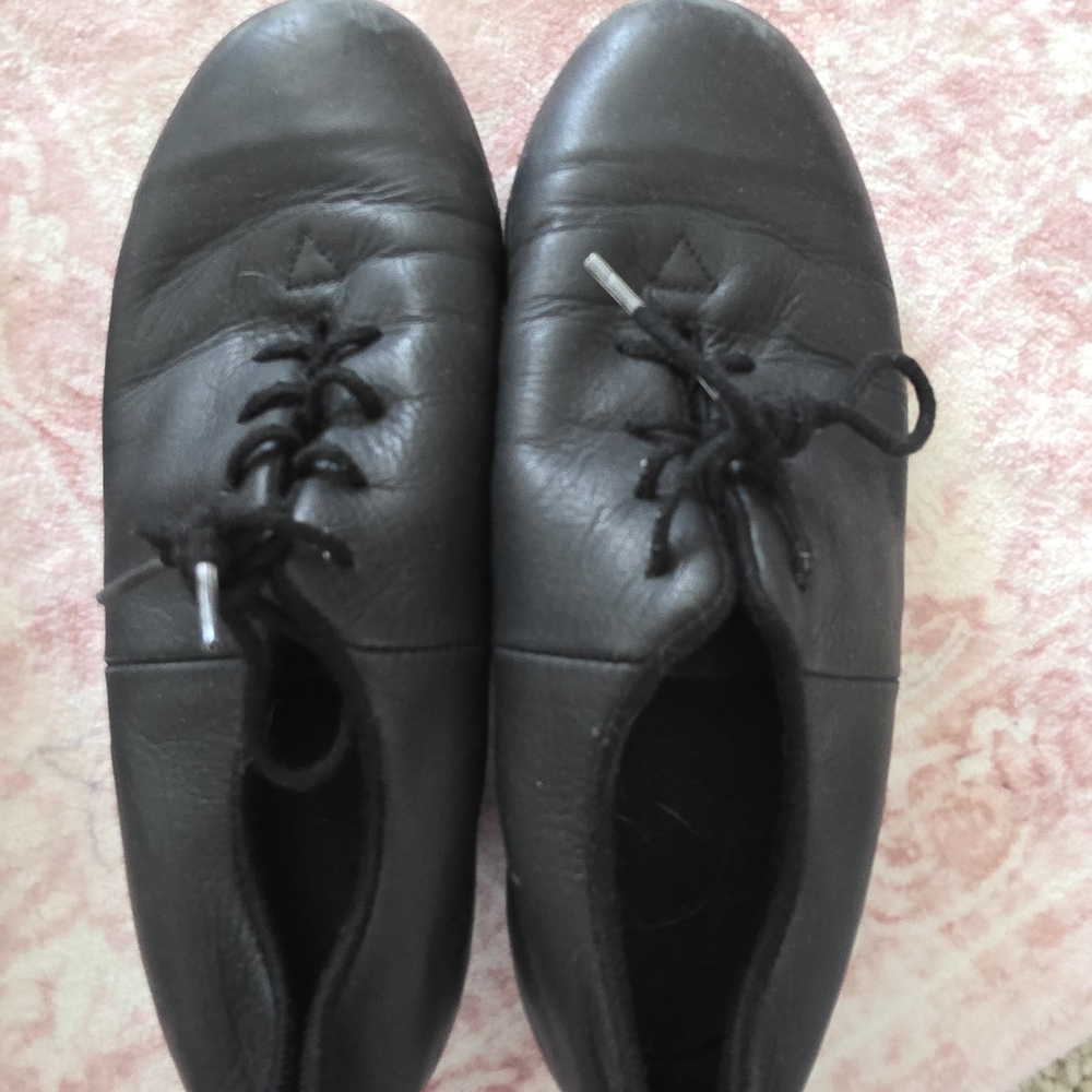 Black Leather Dance Shoes